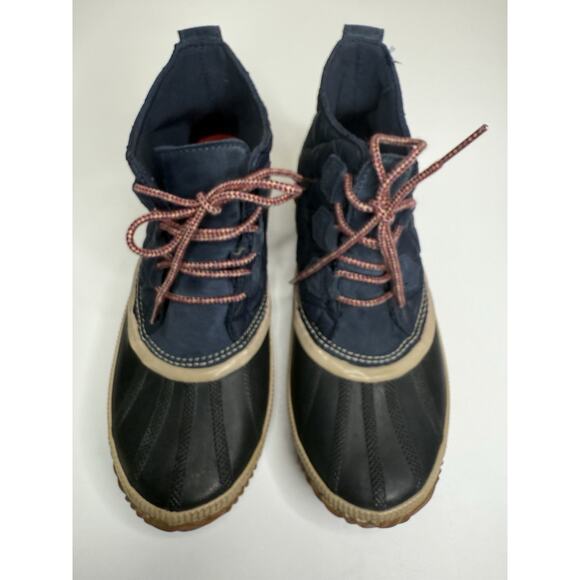 Sorel Out N About Plus Duck Boot Womens 11 Blue Quilted Waterproof Suede Lace Up - Picture 7 of 11